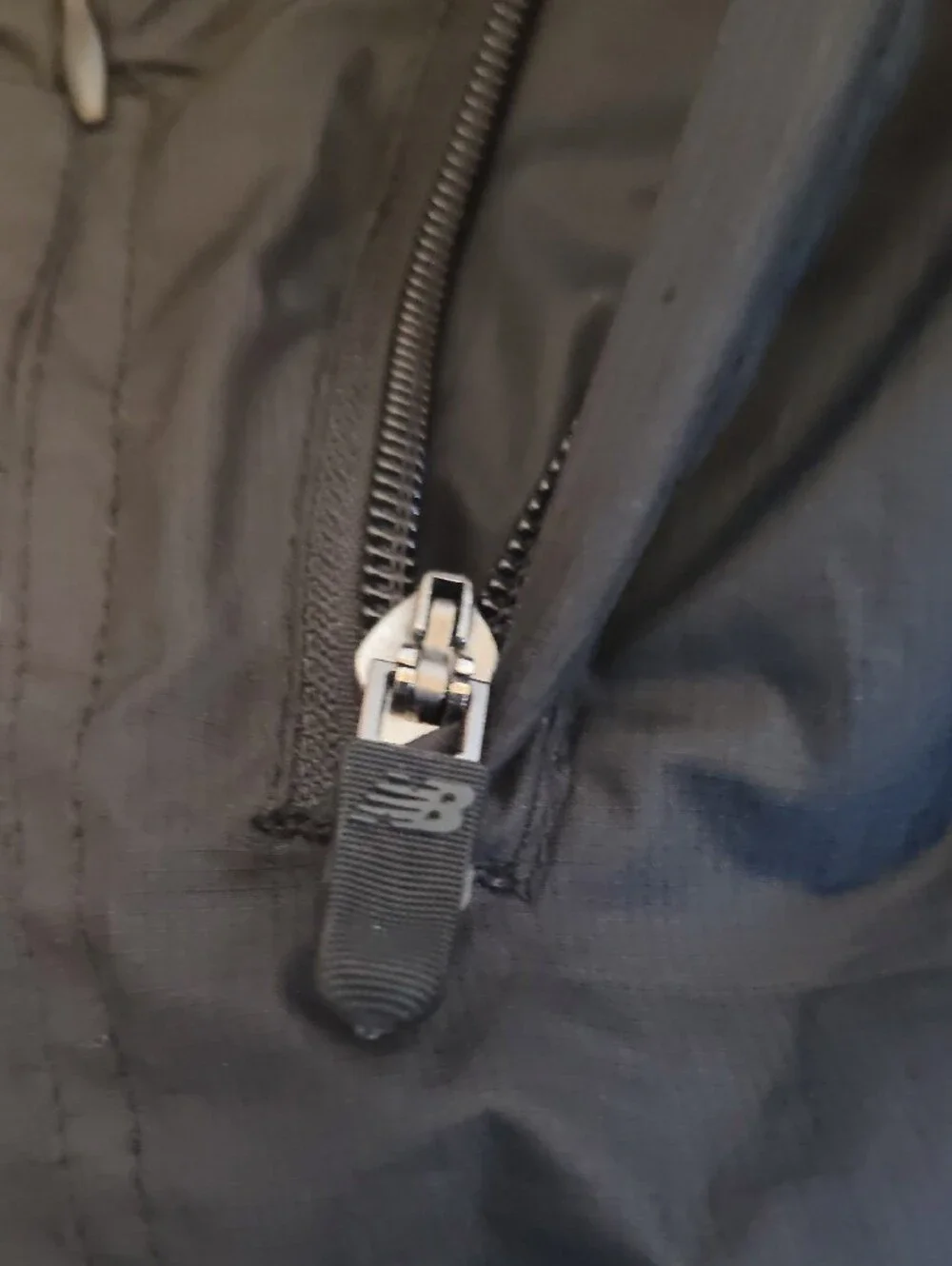 New Balance Black Lightweight Nylon Windbreaker Pants